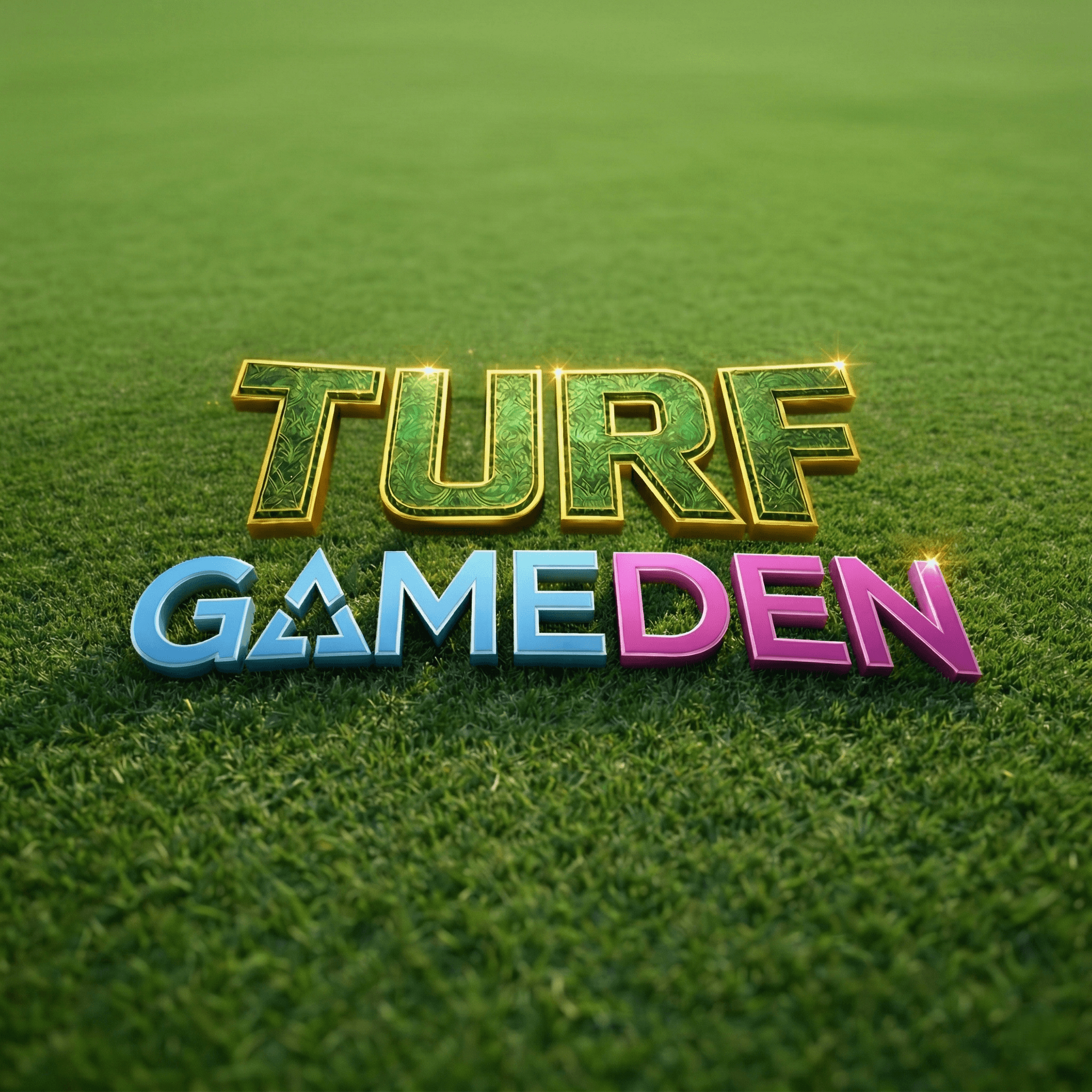 TurfGameDen official brand logo and banner