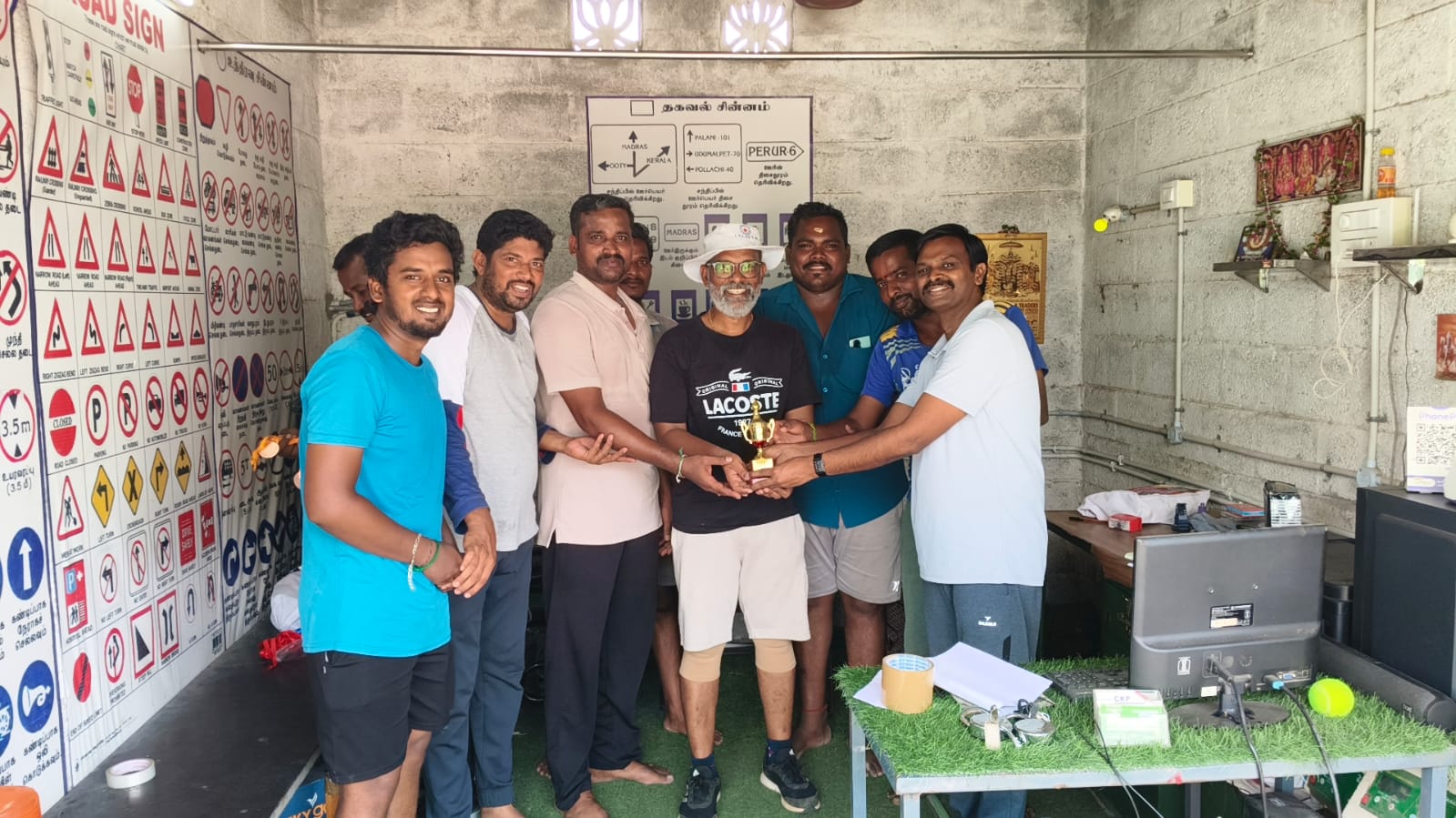 Drinking water and cafe facilities at Turf Star in Sathy, Tamil Nadu, turf